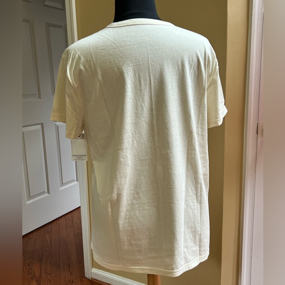 CHAMPION Short-Sleeve Cream Logo Tee, Sz 1X-2X - Picture 2 of 4